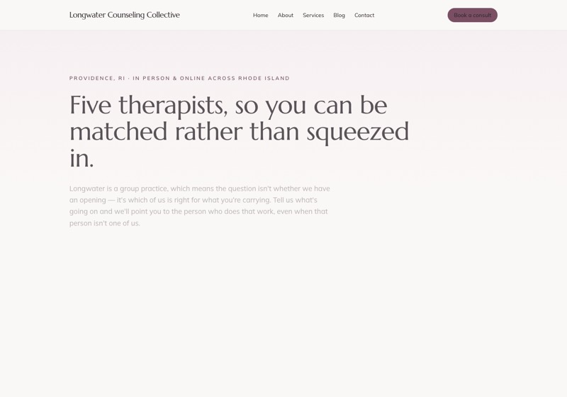The Commons website, shown on a desktop screen